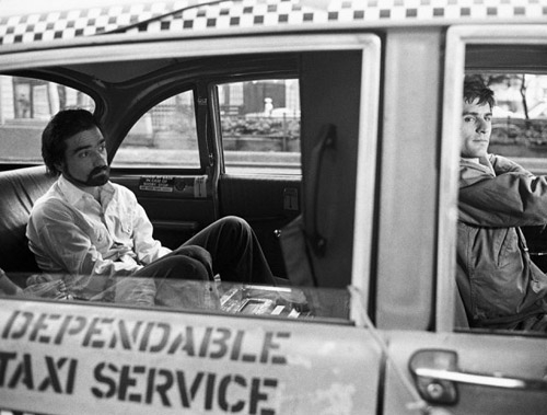 Martin-Scorsese-and-Robert-De-Niro-on-the-set-of-Taxi-Driver
