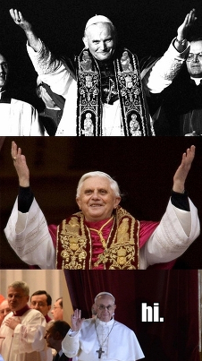 3 Popes Hi Meme