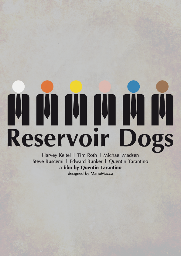 reservoir dogs poster by shadowmario