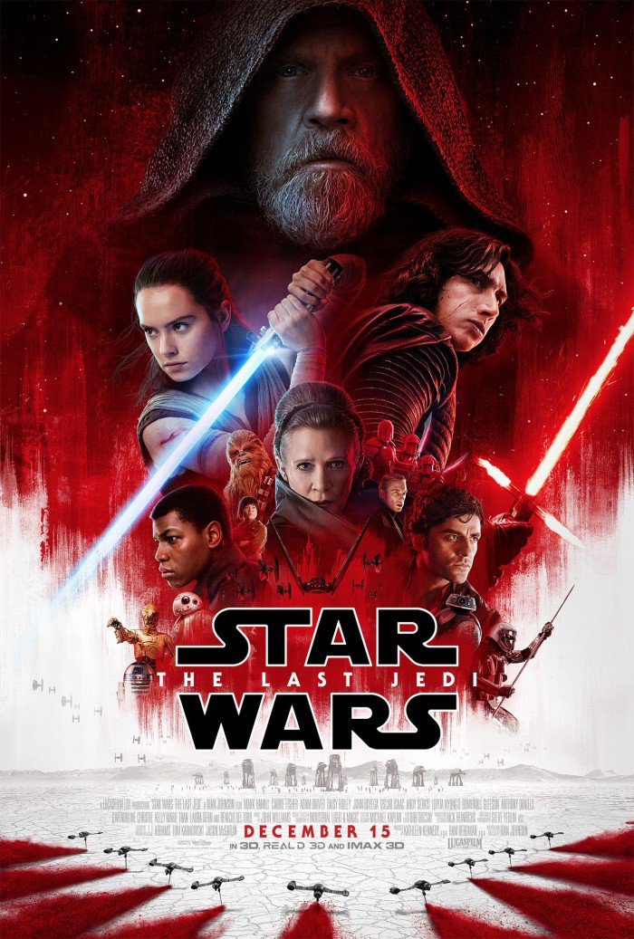 cool new poster released for star wars the last jedi