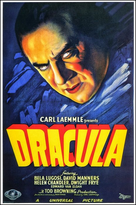 Tod Browning 1931 Dracula Movie Poster