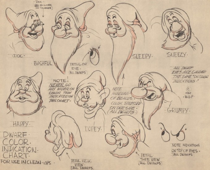 Snow White and the Seven Dwarfs Concept Art Illustration 04