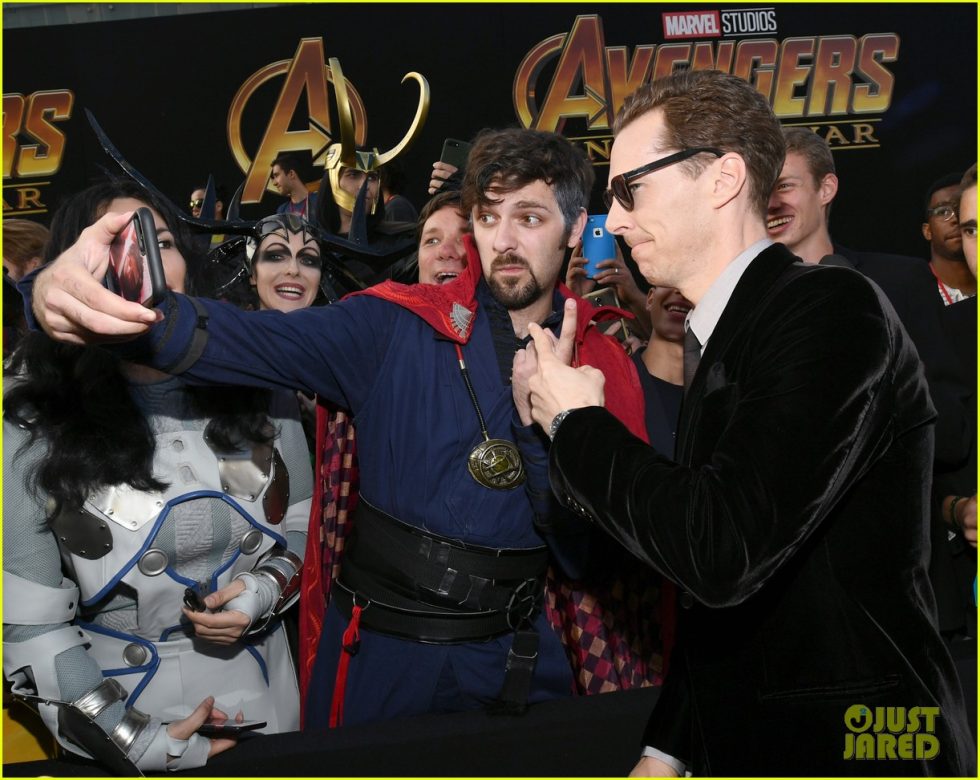 benedict cumberbatch benedict wong and paul rudd assemble at avengers infinity war premiere 05