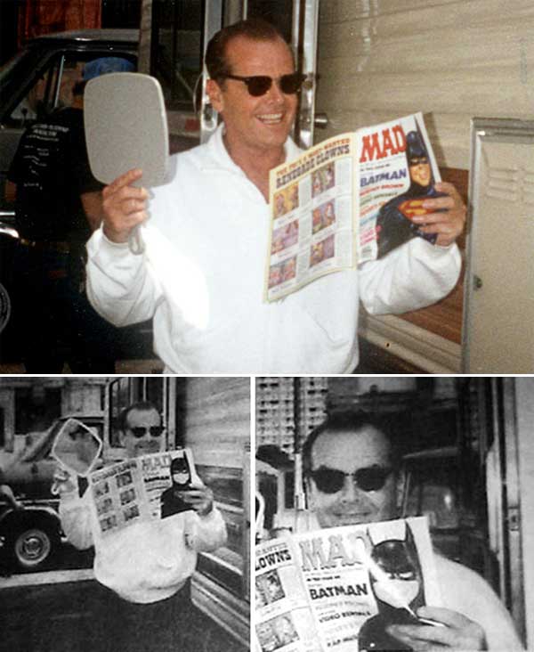 Jack Nicholson reading the MAD magazine