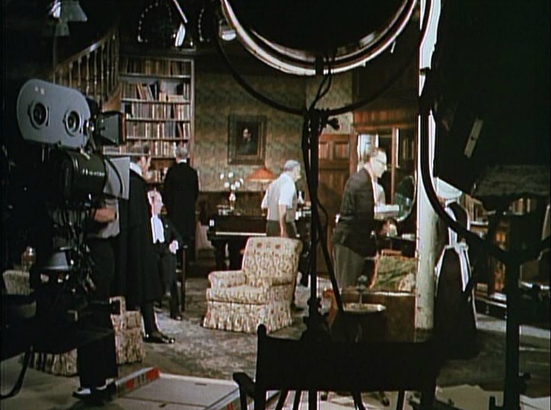 My Fair Lady behind the scenes library set