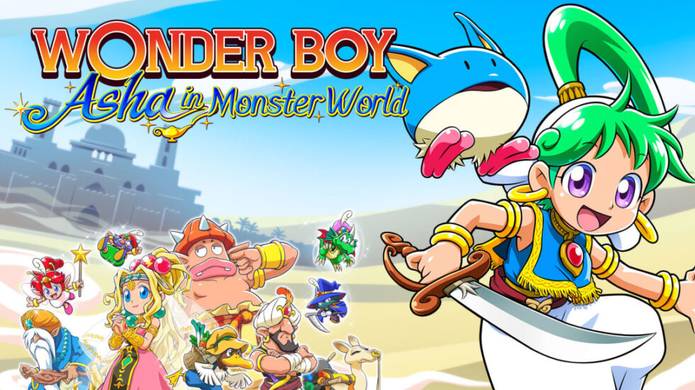 Wonder Boy Asha in Monster World key art