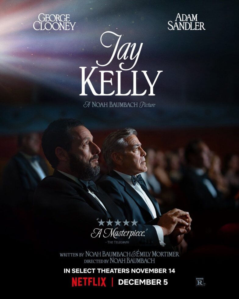 George Clooney híres filmsztárt játszik, Adam Sandler pedig az ügynöke, itt a Jay Kelly előzetese tele nagy nevekkel 1 jay kelly p 1